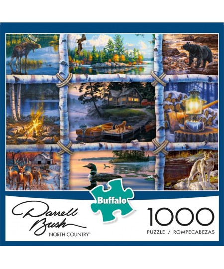 Darrell Bush - North Country - 1000 Piece Jigsaw Puzzle Blue $23.69 - Jigsaw Puzzles