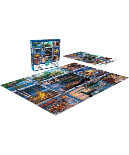 Darrell Bush - North Country - 1000 Piece Jigsaw Puzzle Blue $23.69 - Jigsaw Puzzles