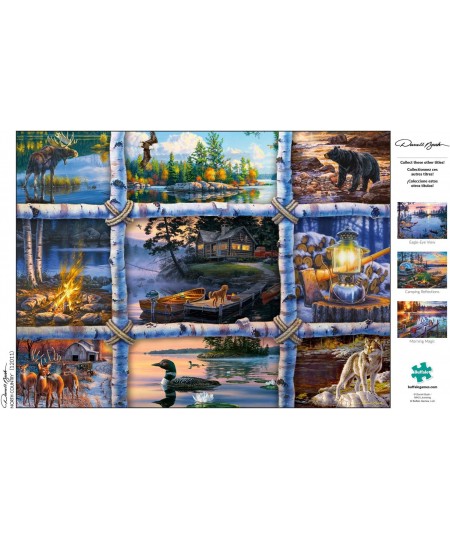 Darrell Bush - North Country - 1000 Piece Jigsaw Puzzle Blue $23.69 - Jigsaw Puzzles