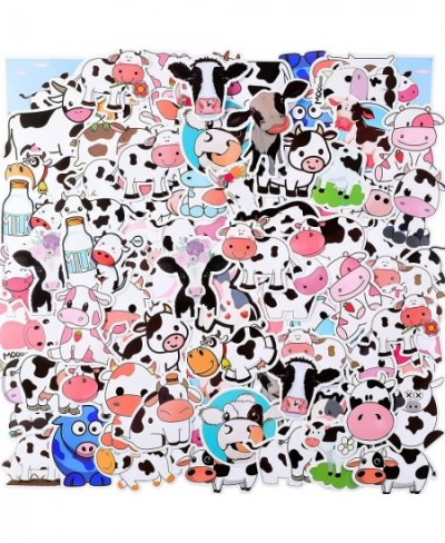 Cute Cow Stickers for Water Bottles Kawaii Cartoon Animal Stickers for Hydro Flask Scrapbook Laptop Skateboard Car Waterproof...