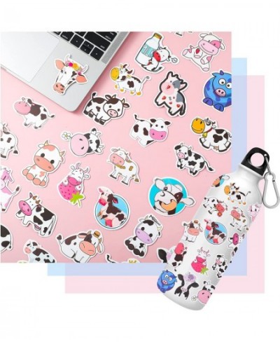 Cute Cow Stickers for Water Bottles Kawaii Cartoon Animal Stickers for Hydro Flask Scrapbook Laptop Skateboard Car Waterproof...