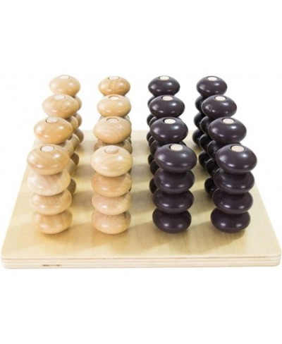 1 Set of 3D Four in a Row Wooden Strategy Game Connect Four Chess Educational Toy Thinking Game for Kids Adults $45.62 - Boar...