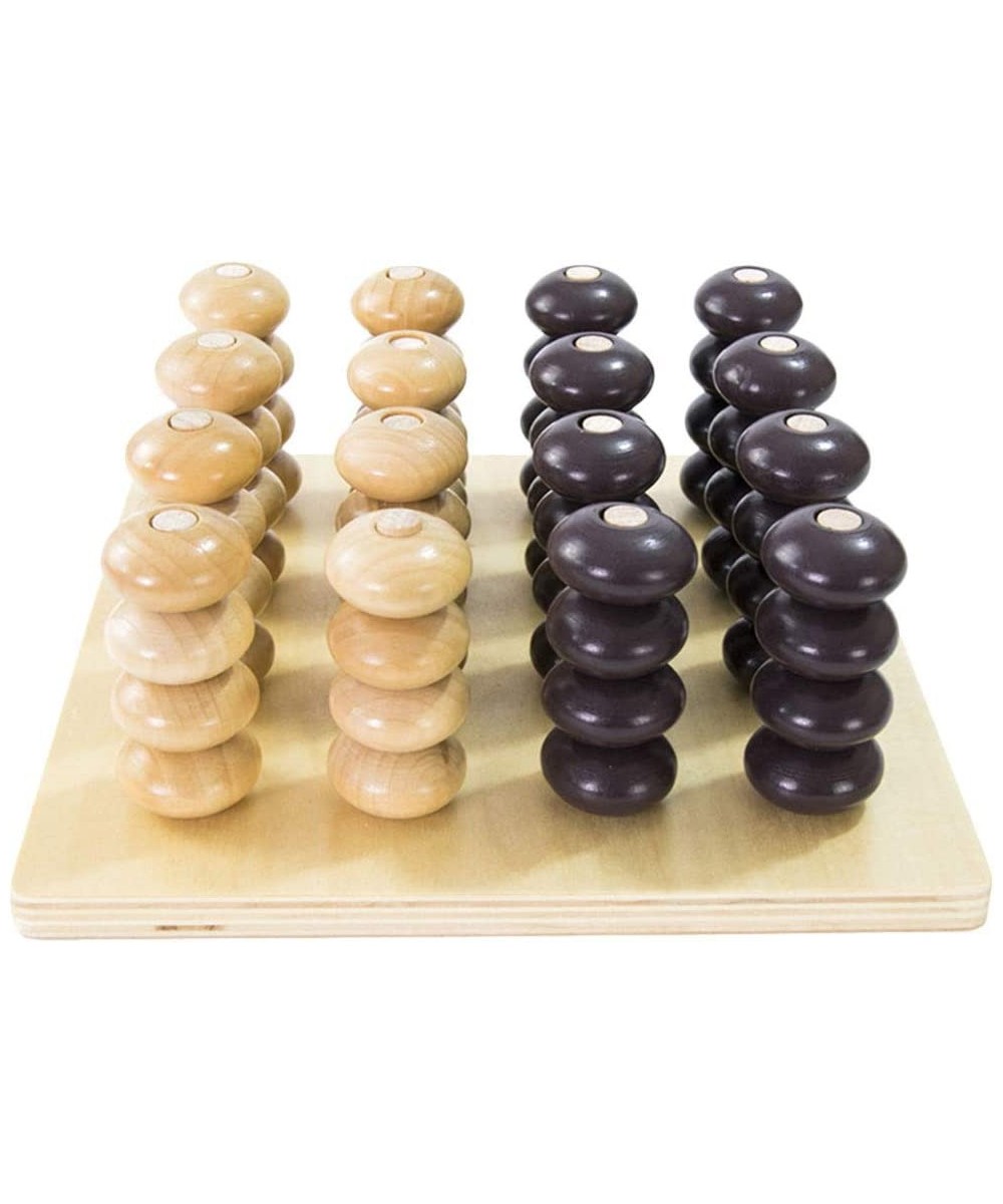 1 Set of 3D Four in a Row Wooden Strategy Game Connect Four Chess Educational Toy Thinking Game for Kids Adults $45.62 - Boar...