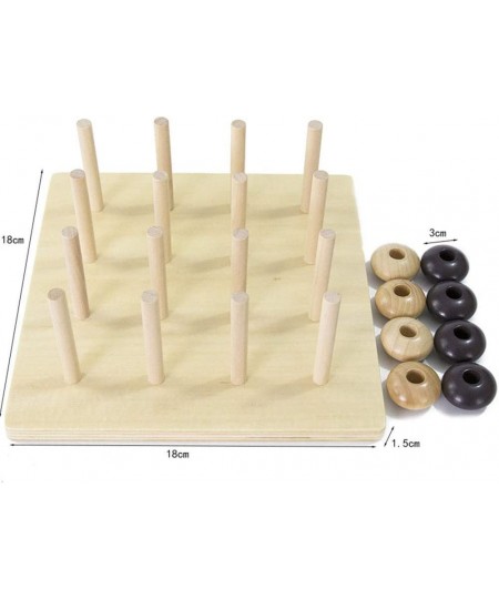 1 Set of 3D Four in a Row Wooden Strategy Game Connect Four Chess Educational Toy Thinking Game for Kids Adults $45.62 - Boar...