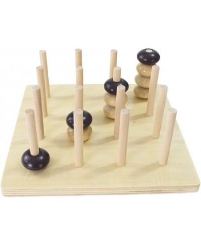 1 Set of 3D Four in a Row Wooden Strategy Game Connect Four Chess Educational Toy Thinking Game for Kids Adults $45.62 - Boar...