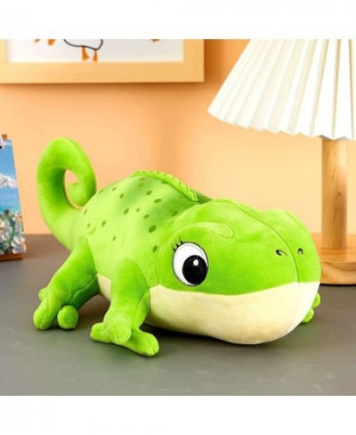 Chameleon Stuffed Animal Cute Chameleon Plush Doll Green Chameleon Toy Soft Stuffed Chameleon Toy for Birthday Baby Shower Ch...