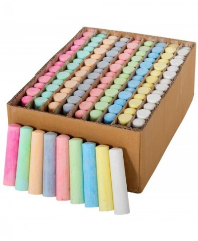 Jumbo Sidewalk Chalk - Set of 126 in 9 Colors - Washable Non-Toxic Colored Chalk - Chalk Bulk $25.21 - Kids' Drawing & Painti...