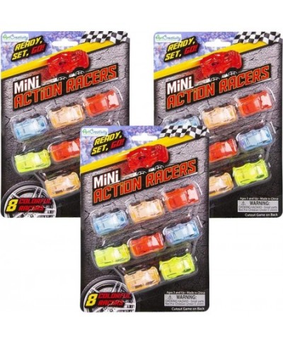 Mini Transparent Action Cars for Kids Set of 24 Miniature Racers in Assorted Colors Birthday Party Favors Goodie Bag Fillers ...