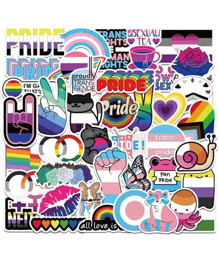 100 Pack Gay Stickers Rainbow Sticker Decals for Teens Boys Girls Adults Love Waterproof Vinyl Stickers Decals Laptop Water B...