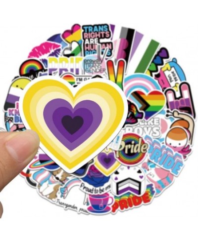 100 Pack Gay Stickers Rainbow Sticker Decals for Teens Boys Girls Adults Love Waterproof Vinyl Stickers Decals Laptop Water B...