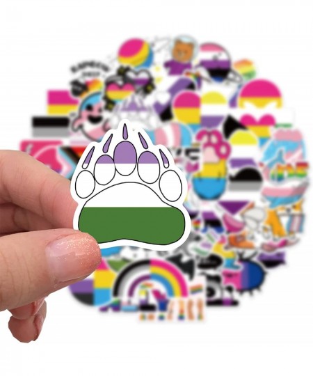 100 Pack Gay Stickers Rainbow Sticker Decals for Teens Boys Girls Adults Love Waterproof Vinyl Stickers Decals Laptop Water B...