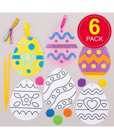 AT421 Easter Egg Sand Art Decorations - Pack of 6 for Children to Decorate and Display Ideal Kids Arts and Crafts Project $16...