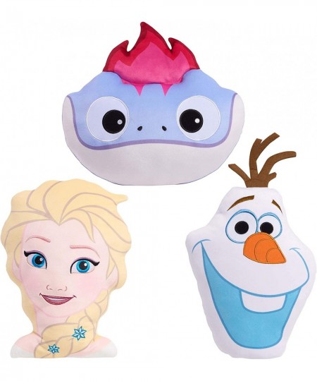 Disney Frozen 2 Character Head 16.5-Inch Plush Olaf Soft Pillow Buddy Toy for Kids $19.30 - Plush Figure Toys