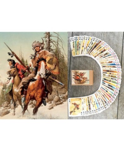 Wild WEST Playing Cards (Poker Deck 54 Cards All Different) Vintage Western Frank McCarthy Cowboys Pioneers Indians $35.72 - ...