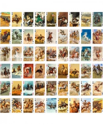 Wild WEST Playing Cards (Poker Deck 54 Cards All Different) Vintage Western Frank McCarthy Cowboys Pioneers Indians $35.72 - ...