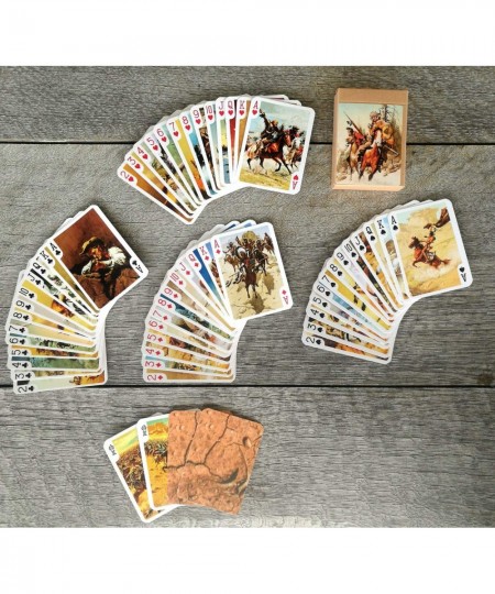 Wild WEST Playing Cards (Poker Deck 54 Cards All Different) Vintage Western Frank McCarthy Cowboys Pioneers Indians $35.72 - ...