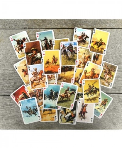 Wild WEST Playing Cards (Poker Deck 54 Cards All Different) Vintage Western Frank McCarthy Cowboys Pioneers Indians $35.72 - ...