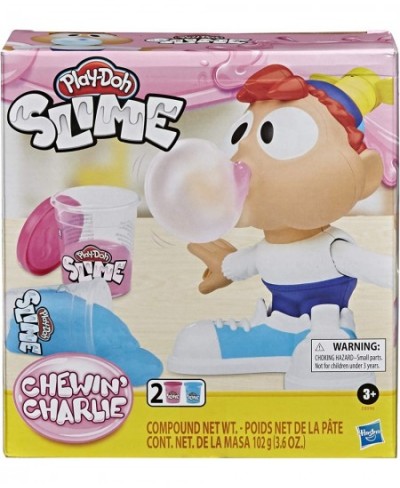 Slime Chewin' Charlie Slime Bubble Maker Toy for Kids 3 Years and Up with 2 Cans of Pink and Blue Slime Compound Non-Toxic $1...