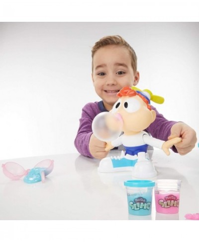 Slime Chewin' Charlie Slime Bubble Maker Toy for Kids 3 Years and Up with 2 Cans of Pink and Blue Slime Compound Non-Toxic $1...