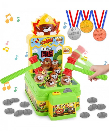 Arcade Game Toys for 3 Year Old Whack A Mole Game Early Developmental Toy Mini Electronic Arcade Game Toy Interactive Poundin...