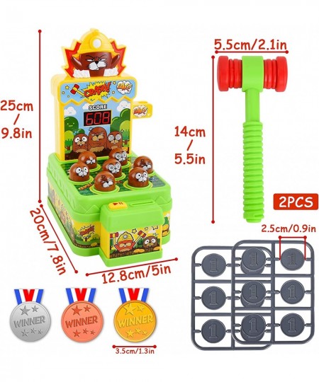 Arcade Game Toys for 3 Year Old Whack A Mole Game Early Developmental Toy Mini Electronic Arcade Game Toy Interactive Poundin...