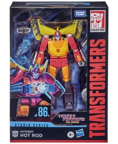 Toys Studio Series 86 Voyager Class The The Movie 1986 Autobot Hot Rod Action Figure - Ages 8 and Up 6.5-inch Red $61.89 - Ac...