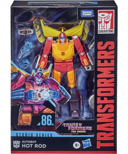 Toys Studio Series 86 Voyager Class The The Movie 1986 Autobot Hot Rod Action Figure - Ages 8 and Up 6.5-inch Red $61.89 - Ac...