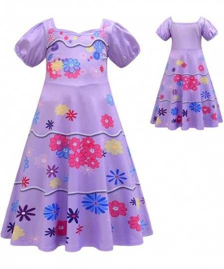 Mirabel Isabella Dolores Girls Easter Dresses Halloween Cosplay Costume Dress with Bag Girl Outfits Princess $17.86 - Kids' C...