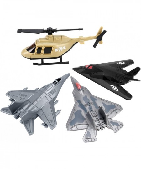 Set of 12 Special Forces Military Vehicle Playset for Kids - Scaled Army Toy Vehicles Includes Stealth Bomber Tank Helicopter...