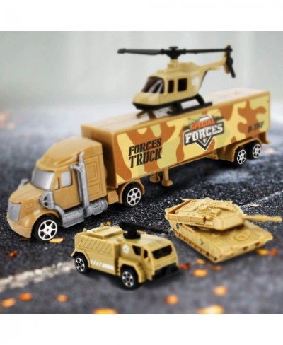 Set of 12 Special Forces Military Vehicle Playset for Kids - Scaled Army Toy Vehicles Includes Stealth Bomber Tank Helicopter...