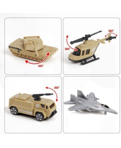 Set of 12 Special Forces Military Vehicle Playset for Kids - Scaled Army Toy Vehicles Includes Stealth Bomber Tank Helicopter...