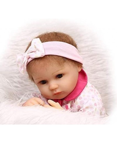 Reborn Baby Dolls 18 Inch Girl Look Real Silicone Vinyl Weighted Realistic Reborn Dolls Handmade Pretty Gift $90.59 - Dolls