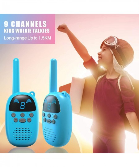 Kids Walkie Talkies Kids Toys Age 3-12 Long Range Two Way Radios Birthday Present Festival Gifts for Children Girls Boys for ...