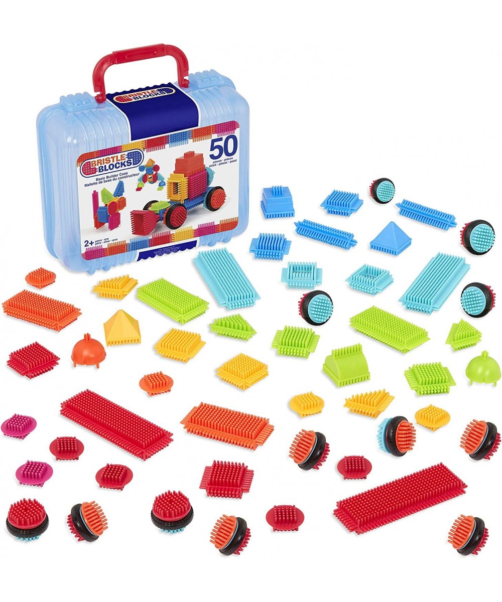 by Battat – STEM Interlocking Building Blocks – 50pc Playset – Soft Developmental Toys - Basic Builder Case – for Toddlers an...