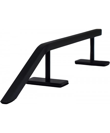 Fingerboard Rail with Pole Jam Entrance 12.5" - Custom Designed Solid Steel Construction Matte Powder Coated Finish in Black ...