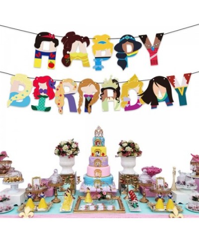 Disney Princess Birthday Party Banner Birthday Party decoration for Girl $18.70 - Kids' Party Decorations