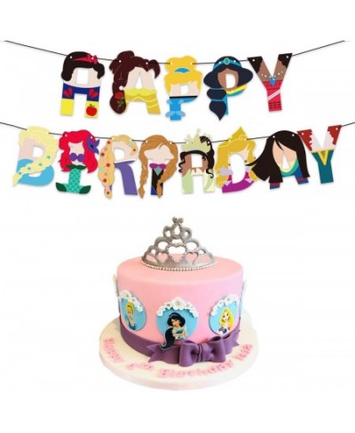 Disney Princess Birthday Party Banner Birthday Party decoration for Girl $18.70 - Kids' Party Decorations