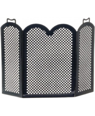 Black Fire Screen Miniature 1:12 Scale Guard Fireplace Accessory $25.34 - Dollhouse Accessories