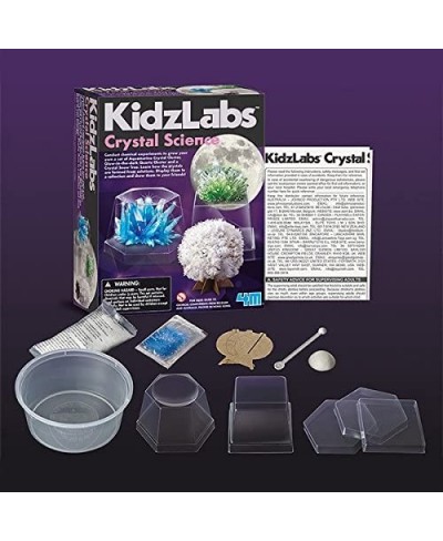 Kidzlabs Crystal Science Kit - DIY STEM Toys Lab Experiment Educational Gift for Kids & Teens $19.86 - Educational Science Kits