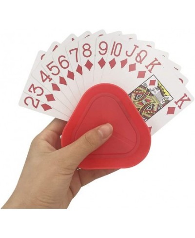 Triangle Shaped Hands-Free Playing Card Holder 8 Pieces $16.58 - Card Games