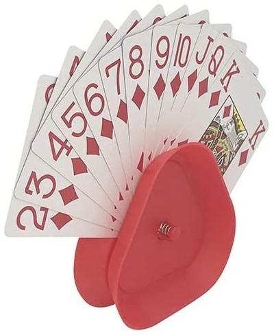 Triangle Shaped Hands-Free Playing Card Holder 8 Pieces $16.58 - Card Games