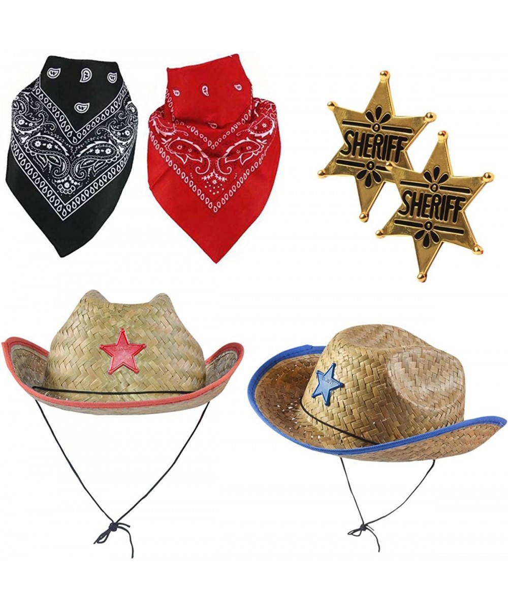 Sheriff Costume - Cowboy Hat with Cowboy Accessories - Western Sheriff Set Funny Party Hats $34.55 - Kids' Party Hats