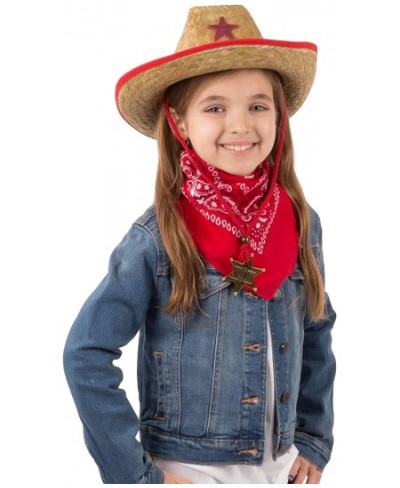 Sheriff Costume - Cowboy Hat with Cowboy Accessories - Western Sheriff Set Funny Party Hats $34.55 - Kids' Party Hats