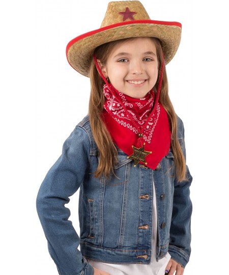 Sheriff Costume - Cowboy Hat with Cowboy Accessories - Western Sheriff Set Funny Party Hats $34.55 - Kids' Party Hats