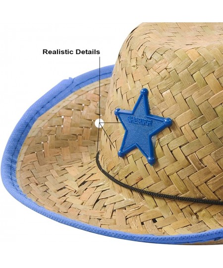 Sheriff Costume - Cowboy Hat with Cowboy Accessories - Western Sheriff Set Funny Party Hats $34.55 - Kids' Party Hats