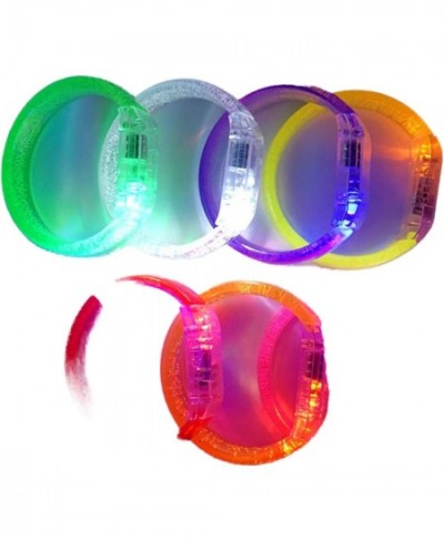 14 Pack LED Light Up Spin Bracelet Glow in The Dark Party Supplies for Kids ＆ Adults Birthday Party Supplies Light Up Bracele...