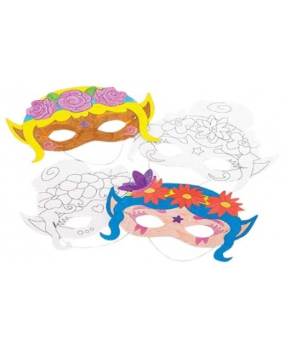 AX910 Fairy Masks - Pack of 10 Design Your Own Craft Kits for Kids Arts Activities and Projects Great for Dressing Up and Pla...