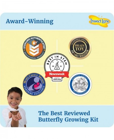 Butterfly Garden: Original Habitat and Live Cup of Caterpillars with STEM Butterfly Journal – Life Science & STEM Education –...