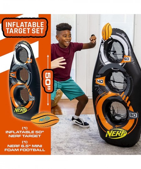 Inflatable Target Set - Proshot Kids Football + Blaster Target Game Set- Standing Pop Up Target - 50 $81.62 - Toy Sports Prod...