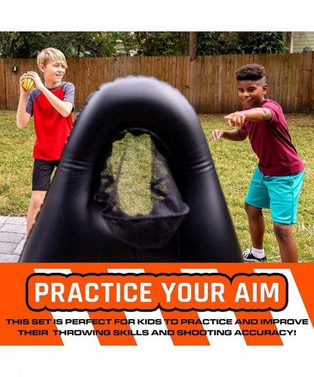 Inflatable Target Set - Proshot Kids Football + Blaster Target Game Set- Standing Pop Up Target - 50 $81.62 - Toy Sports Prod...